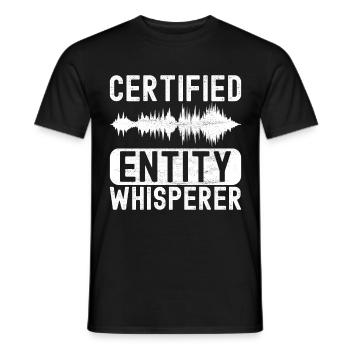 Enquêteur paranormal Chasse aux fantômes - T-shirt homme - noir - Devant - AI Model Male 178 light (178cm)