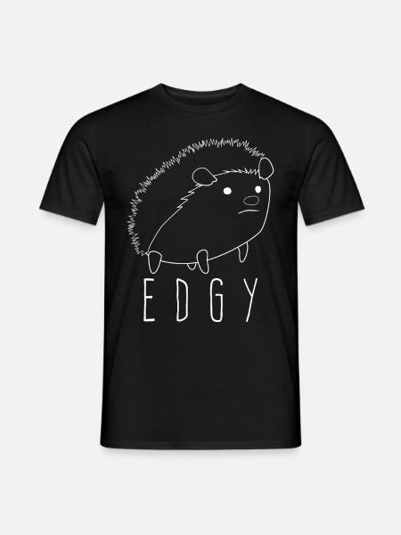 Hérisson Hérisson énervé - T-shirt homme - noir