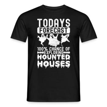 Enquêteur paranormal Chasse aux fantômes - T-shirt homme - noir - Devant - AI Model Male 178 light (178cm)