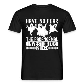 Paranormaler Ermittler Geister Jagen - Männer T-Shirt - Schwarz - Vorne - AI Model Male 178 light (178cm)