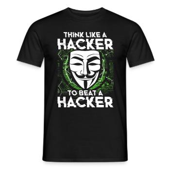 Ethical Hacker Ethischer Hacker - Männer T-Shirt - Schwarz - Vorne - AI Model Male 178 light (178cm)