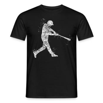 Baseball Pitcher - Männer T-Shirt - Schwarz - Vorne - AI Model Male 178 light (178cm)
