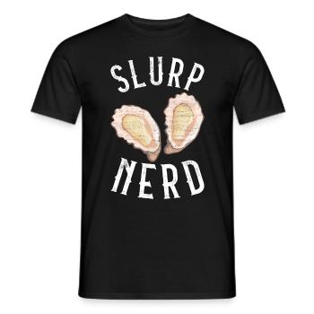 Oysters Oyster Lovers - Men's T-Shirt - black - Front - AI Model Male 178 light (178cm)