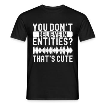 Paranormaler Ermittler Geister Jagen - Männer T-Shirt - Schwarz - Vorne - AI Model Male 178 light (178cm)