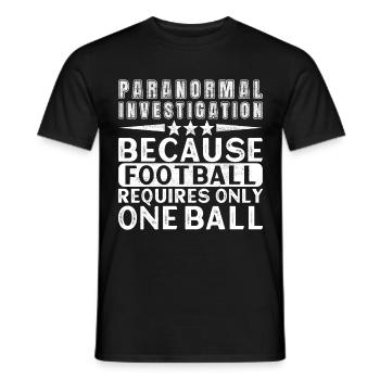 Paranormaler Ermittler Geister Jagen - Männer T-Shirt - Schwarz - Vorne - AI Model Male 178 light (178cm)