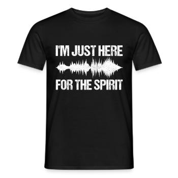 Enquêteur paranormal Chasse aux fantômes - T-shirt homme - noir - Devant - AI Model Male 178 light (178cm)