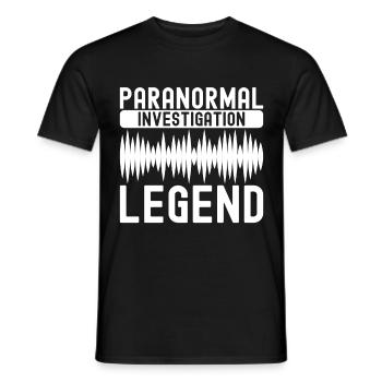 Enquêteur paranormal Chasse aux fantômes - T-shirt homme - noir - Devant - AI Model Male 178 light (178cm)