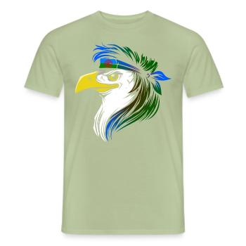 Roma - Men's T-Shirt - sage - Front - AI Model Male 178 light (178cm)