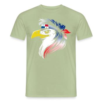 Panama - Men's T-Shirt - sage - Front - AI Model Male 178 light (178cm)