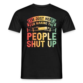 Anesthésiologie Anesthésiste - T-shirt homme - noir - Devant - AI Model Male 178 light (178cm)