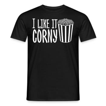 Popcorn Carnival - Men's T-Shirt - black - Front - AI Model Male 178 light (178cm)