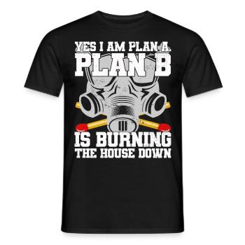 Kammerjäger - Männer T-Shirt - Schwarz - Vorne - AI Model Male 178 light (178cm)