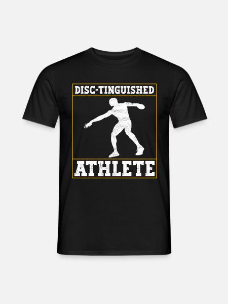 Discus thrower discus throw - Men's T-Shirt - black