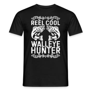 Walleye Fishing Angler - Männer T-Shirt - Schwarz - Vorne - AI Model Male 178 light (178cm)