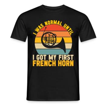 Cor Cuivres - T-shirt homme - noir - Devant - AI Model Male 178 light (178cm)