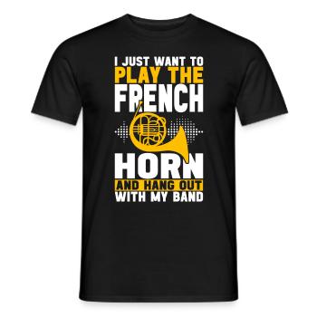 Cor Cuivres - T-shirt homme - noir - Devant - AI Model Male 178 light (178cm)