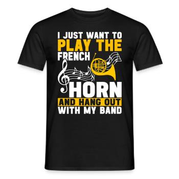 Cor Cuivres - T-shirt homme - noir - Devant - AI Model Male 178 light (178cm)