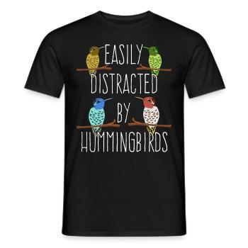 Colibri Colibris - T-shirt homme - noir - Devant - AI Model Male 178 light (178cm)