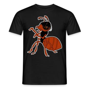 Goth Ant Gothique Occulte Grunge - T-shirt homme - noir - Devant - AI Model Male 178 light (178cm)