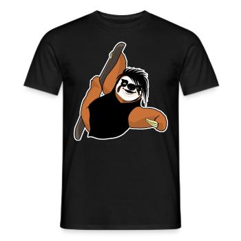 Goth Paresseux Gothique - T-shirt homme - noir - Devant - AI Model Male 178 light (178cm)