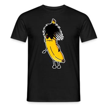 Goth Banane Gothique Occulte Grunge - T-shirt homme - noir - Devant - AI Model Male 178 light (178cm)