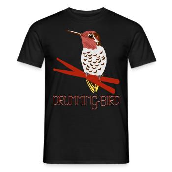 Colibri Pilons Colibris - T-shirt homme - noir - Devant - AI Model Male 178 light (178cm)