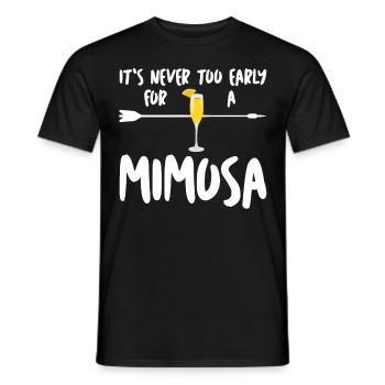 Mimosen Brunch Mimosa - Männer T-Shirt - Schwarz - Vorne - AI Model Male 178 light (178cm)
