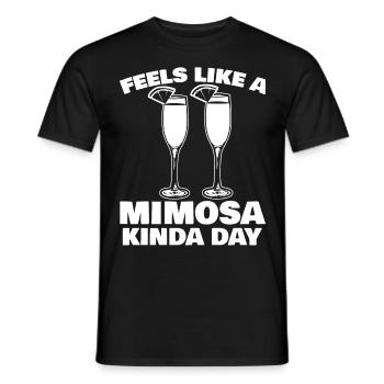 Mimosa Mimosen - T-shirt homme - noir - Devant - AI Model Male 178 light (178cm)