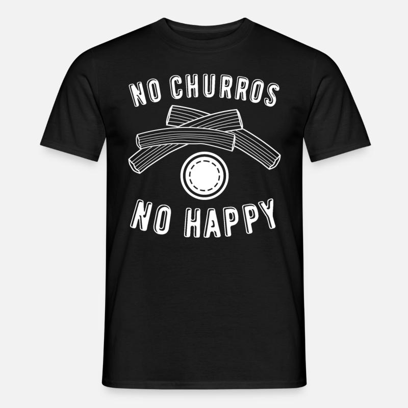 Churros Churrería - Männer T-Shirt - Schwarz