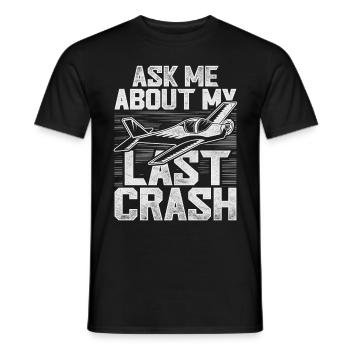 Modellflugzeug Modellflieger - Männer T-Shirt - Schwarz - Vorne - AI Model Male 178 light (178cm)