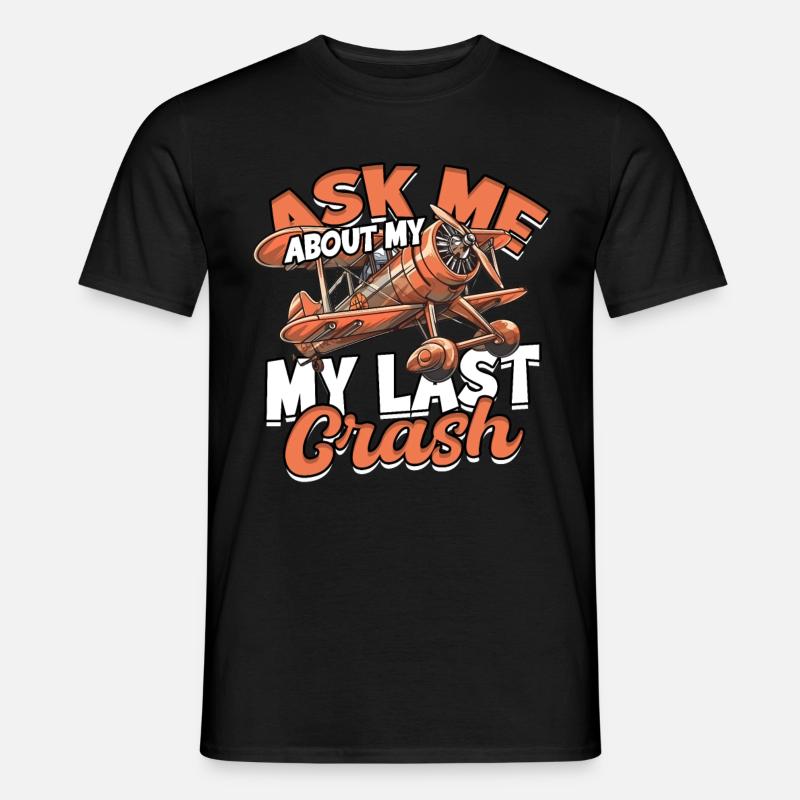 Modellflugzeug Modellflieger - Männer T-Shirt - Schwarz