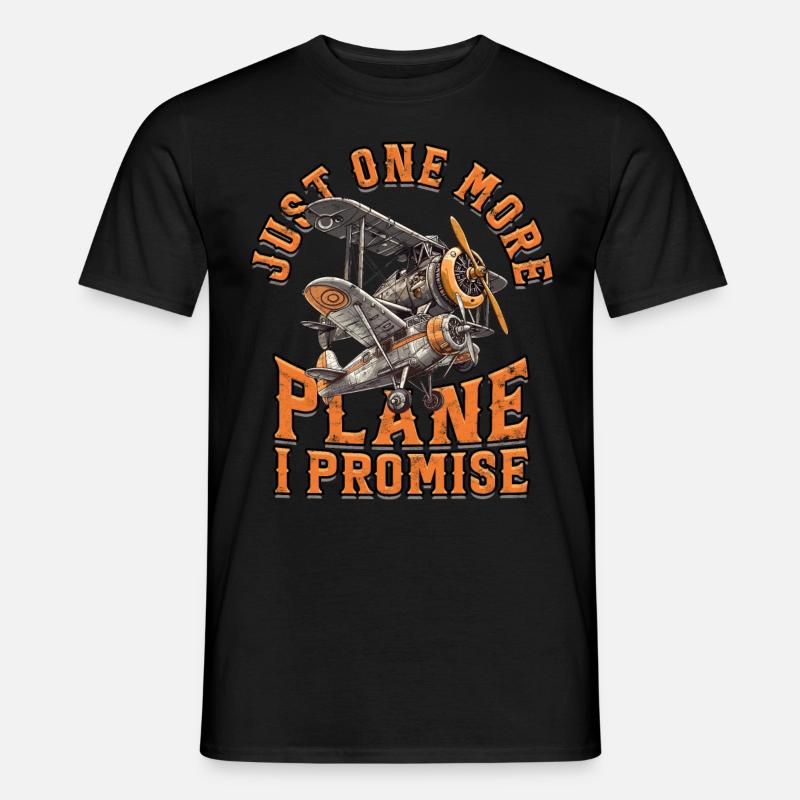 Modellflugzeug Modellflieger - Männer T-Shirt - Schwarz