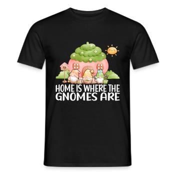 Nains de jardin Jardinage - T-shirt homme - noir - Devant - AI Model Male 178 light (178cm)