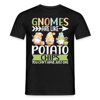 Nains de jardin Jardinage - T-shirt homme - noir - Devant - AI Model Male 178 light (178cm)
