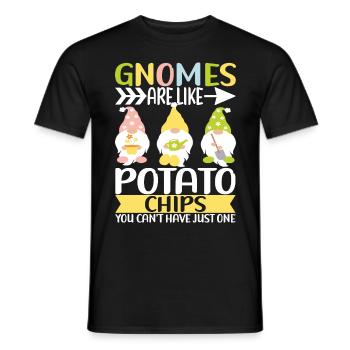 Nains de jardin Jardinage - T-shirt homme - noir - Devant - AI Model Male 178 light (178cm)