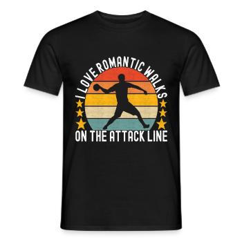 Dodgeball Dodgeball - Men's T-Shirt - black - Front - AI Model Male 178 light (178cm)
