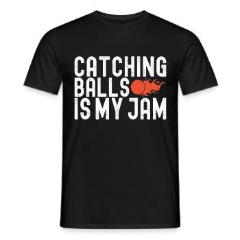 Dodgeball Dodgeball - Men's T-Shirt - black - Front - AI Model Male 178 light (178cm)