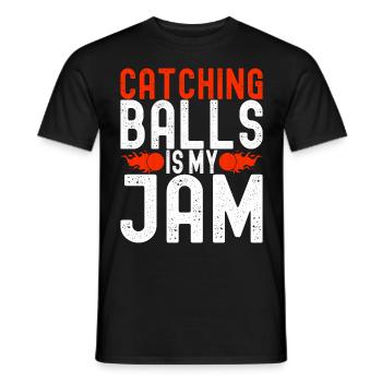 Dodgeball Dodgeball - Men's T-Shirt - black - Front - AI Model Male 178 light (178cm)