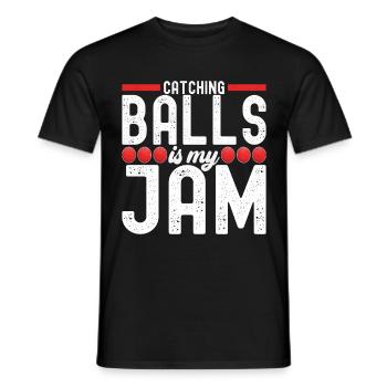 Dodgeball Dodgeball - Men's T-Shirt - black - Front - AI Model Male 178 light (178cm)