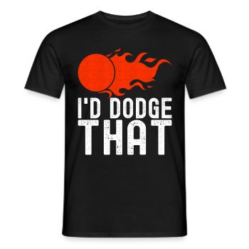Dodgeball Dodgeball - Men's T-Shirt - black - Front - AI Model Male 178 light (178cm)