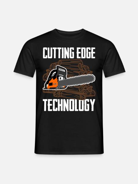 Chain Saw Lumberjack Chainsaw - Men's T-Shirt - black