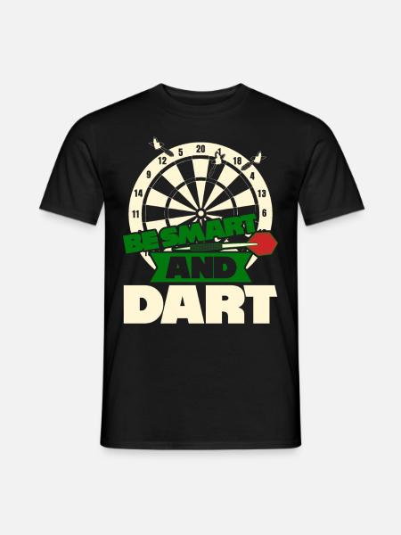 Darts Dartboard Funny Dart Player - Mænd T-shirt - sort