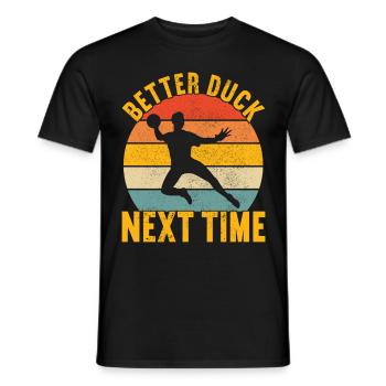Dodgeball Dodgeball - Men's T-Shirt - black - Front - AI Model Male 178 light (178cm)