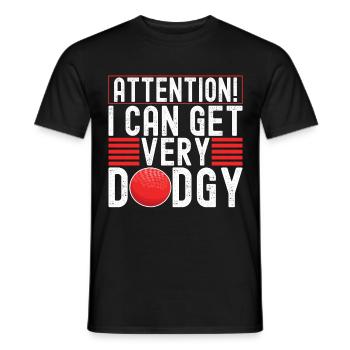 Dodgeball Dodgeball - Men's T-Shirt - black - Front - AI Model Male 178 light (178cm)