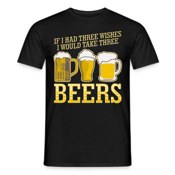 Bière Home Brasserie Brassage de bière artisanale - T-shirt homme - noir - Devant - AI Model Male 178 light (178cm)