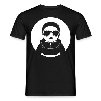 Drôle Enfant En Bas Âge Portant Des Lunettes De Soleil Cool Bébé - T-shirt homme - noir - Devant - AI Model Male 178 light (178cm)