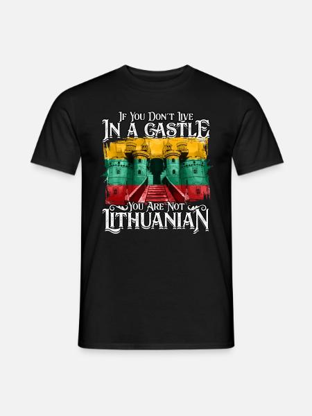 Litauen Litauisch - Männer T-Shirt - Schwarz