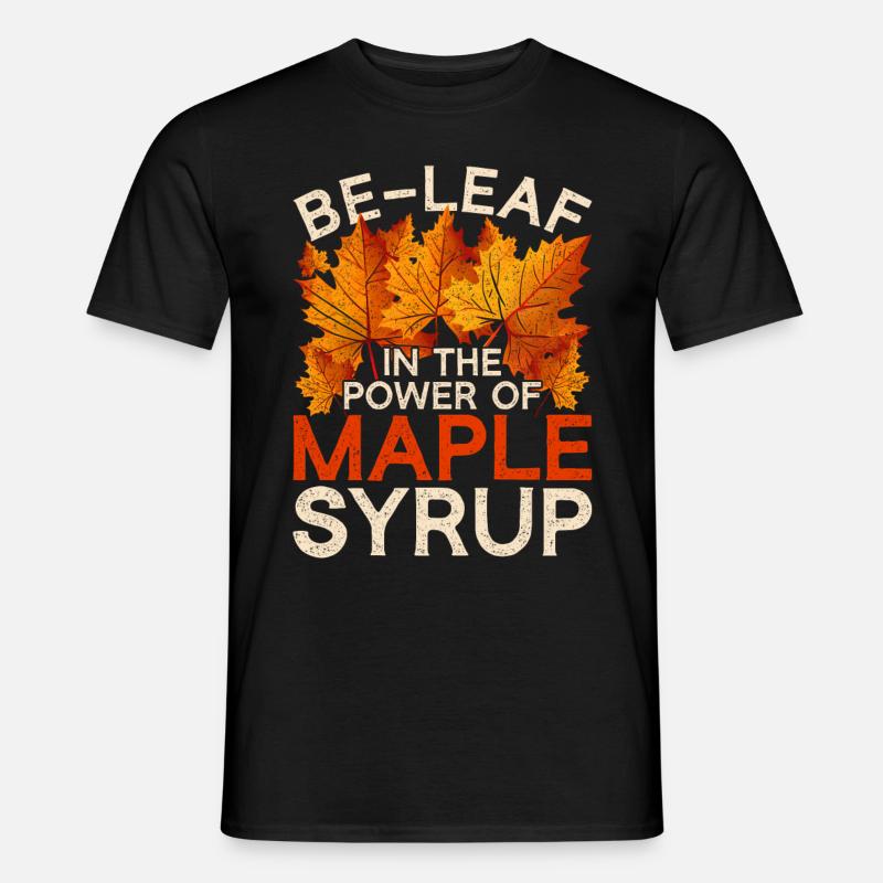Maple Syrup Maple Sap - Men’s T-shirt - black