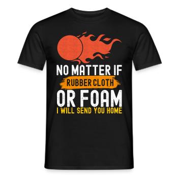 Dodgeball Dodgeball - Men's T-Shirt - black - Front - AI Model Male 178 light (178cm)