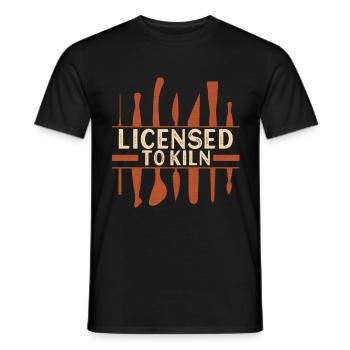 Töpfern Töpfer - Männer T-Shirt - Schwarz - Vorne - AI Model Male 178 light (178cm)